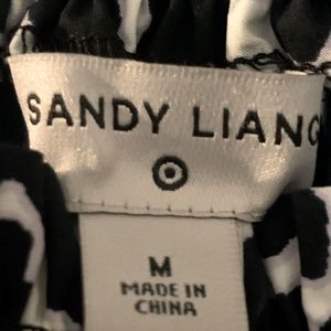 SANDY LIANG, MEDIUM, MULTI-PRINT Spaghetti strap pocket dress